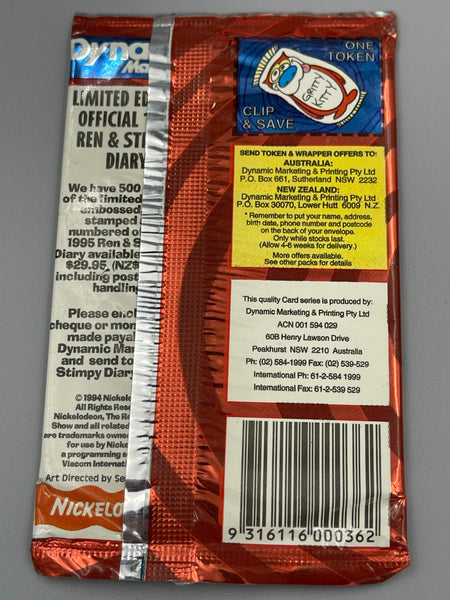 1994 Dynamic Marketing The Ren & Stimpy Show Trading Cards Autographed by Bob Camp