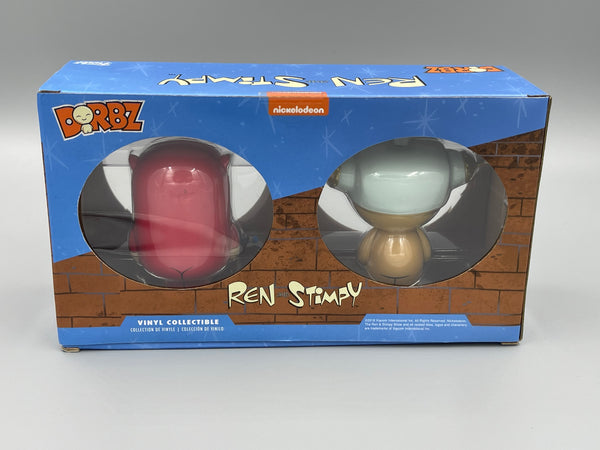 Ren & Stimpy Dorbz Funko 2018 SDCC Exclusive Signed by Bob Camp