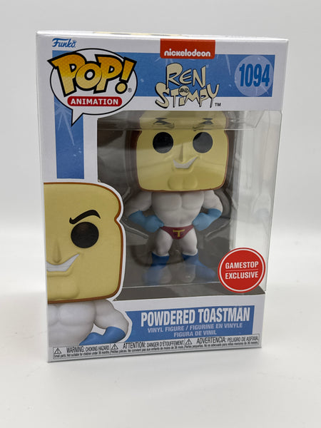 Funko Pop Powdered Toastman, signed & personalized by Bob Camp, Cocreator of The Ren & Stimpy Show