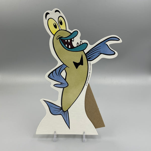 1994 Nickelodeon Ren & Stimpy Cardboard Cutout Autographed by Bob Camp