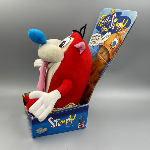 Ren and Stimpy Show Rude Toot Stimpy Plush Toy Doll Mattel 1992 10 Boblab Studios