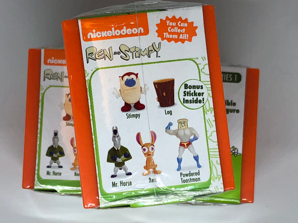 Ren and Stimpy Collectible Mini Figures - signed by Bob Camp