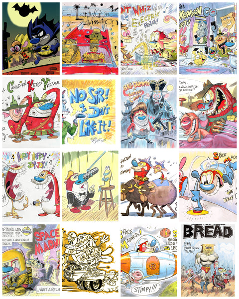 Bob Camp Art Prints Mega Surprise 2-Pack ‘Ren & Stimpy’ Posters 11x14