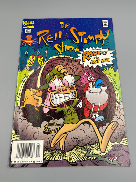 Issue #27 January 1995 Marvel Ren and Stimpy Show (1992) Comic Books Autographed by Bob Camp