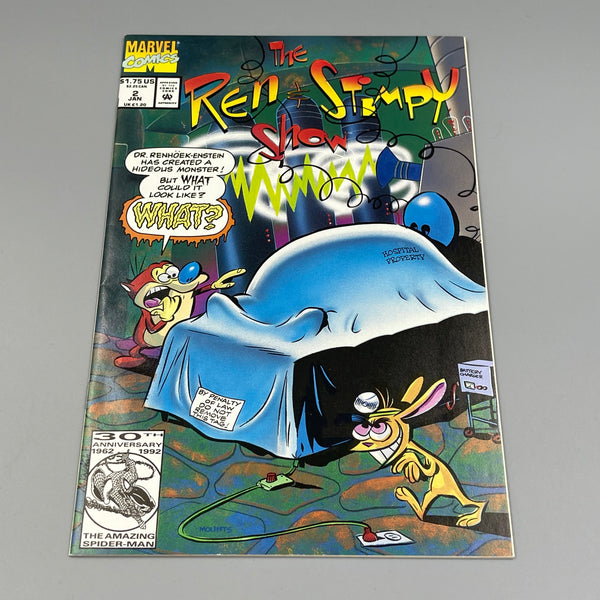 Issue #2 January 1993 Marvel Ren and Stimpy Show (1992) Comic Books Autographed by Bob Camp