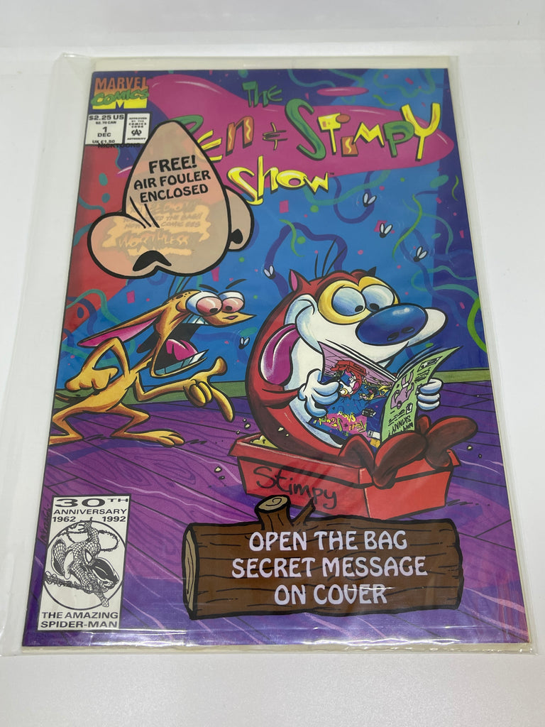 Issue #1, Signed by Bob Camp! #1 Ren and Stimpy Comic Number 1 First Issue
