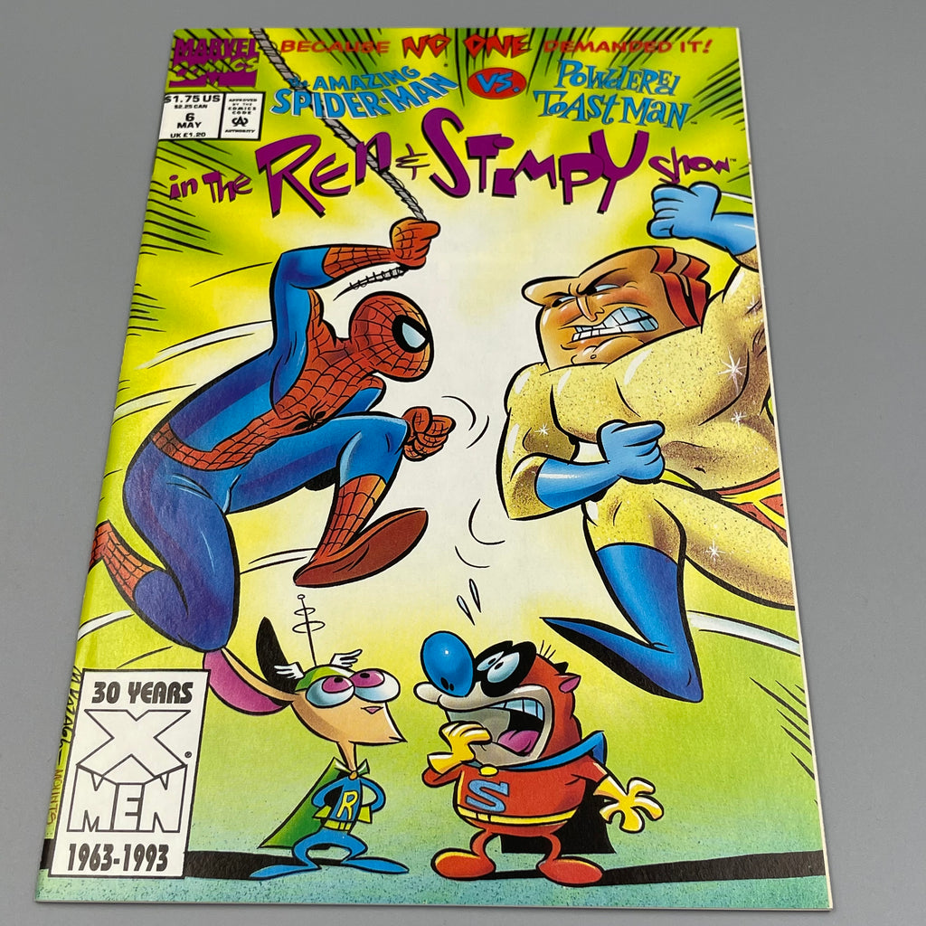 Issue #6 May 1993 Marvel Ren and Stimpy Show (1992) Comic Books Autographed by Bob Camp