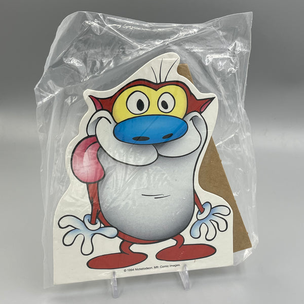 1994 Nickelodeon Ren & Stimpy Cardboard Cutout Autographed by Bob Camp